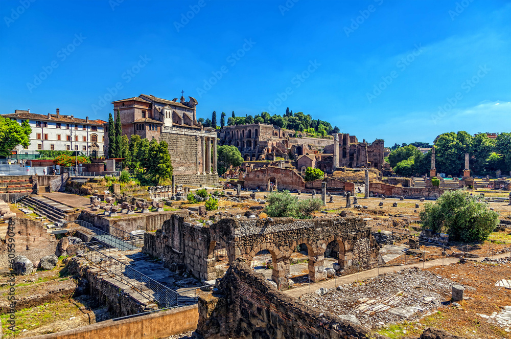 Panorama of the Roman Forum