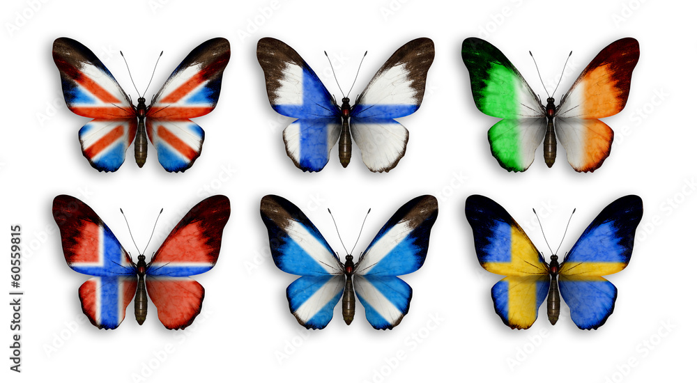 butterflies with wings countries flags butterflies with wings countries flags