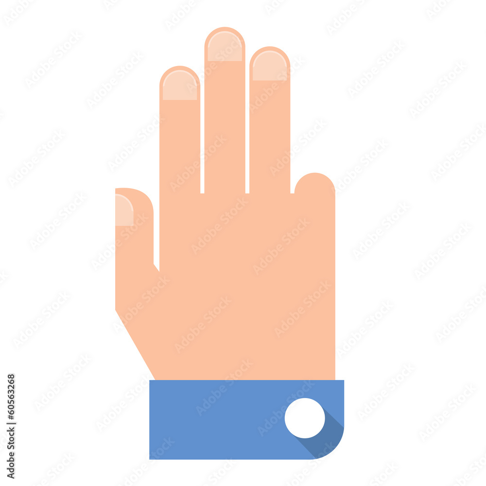 Flat Hand Gesture Flat Hand Gesture