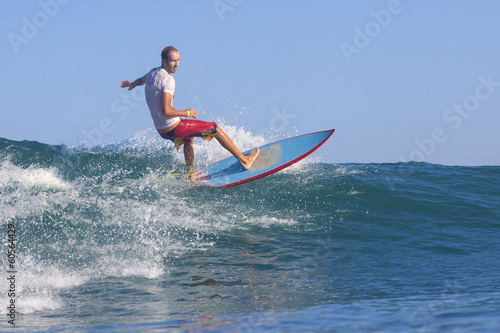 Surfing a wave