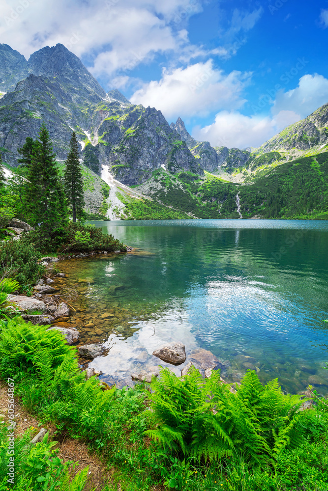 Fototapeta premium Oko morza Jezioro w Tatrach, Polska