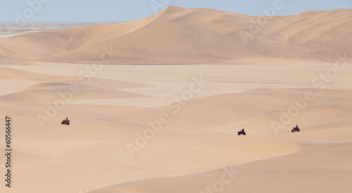 Slika na platnu Quad tour in the desert in the Namib desert