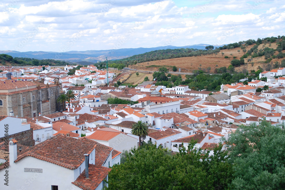 Obraz premium ARACENA. HUELVA. ANDALUCÍA. ESPAÑA 