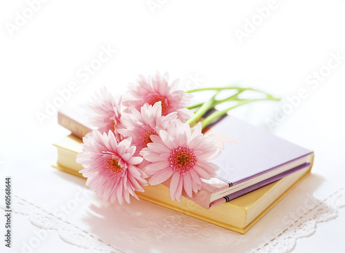 book and bouquet