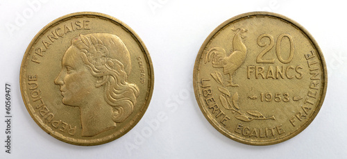 Wallpaper Mural Coin 20 Francs Torontodigital.ca