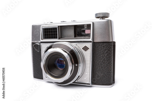 Old camera isolated
