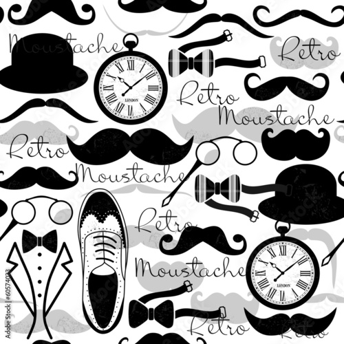 Seamless fashion pattern.