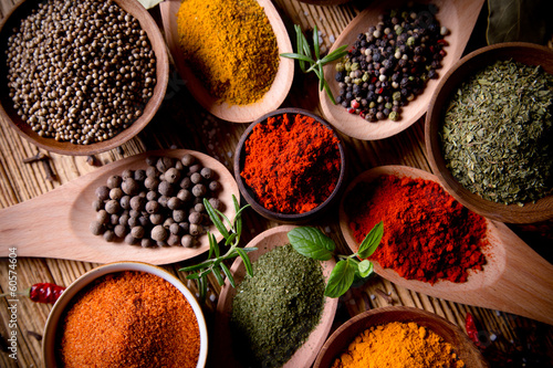 Canvas Print Assorted spices