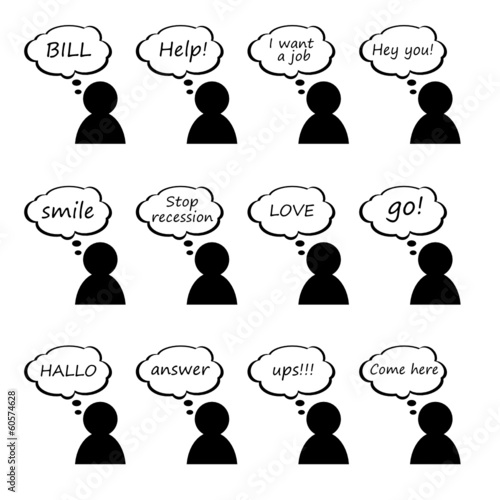 stop recession with people icon vector