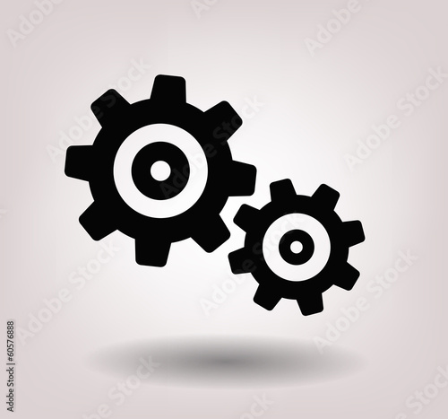 black gearwheel mechanism