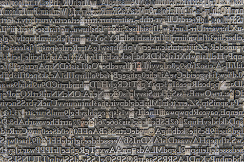 Vintage hand type background