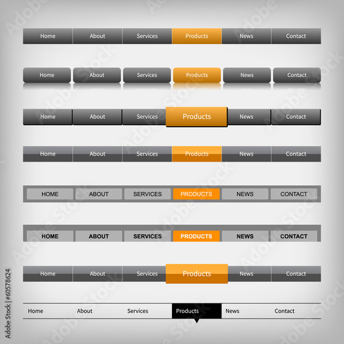 web navigation elements