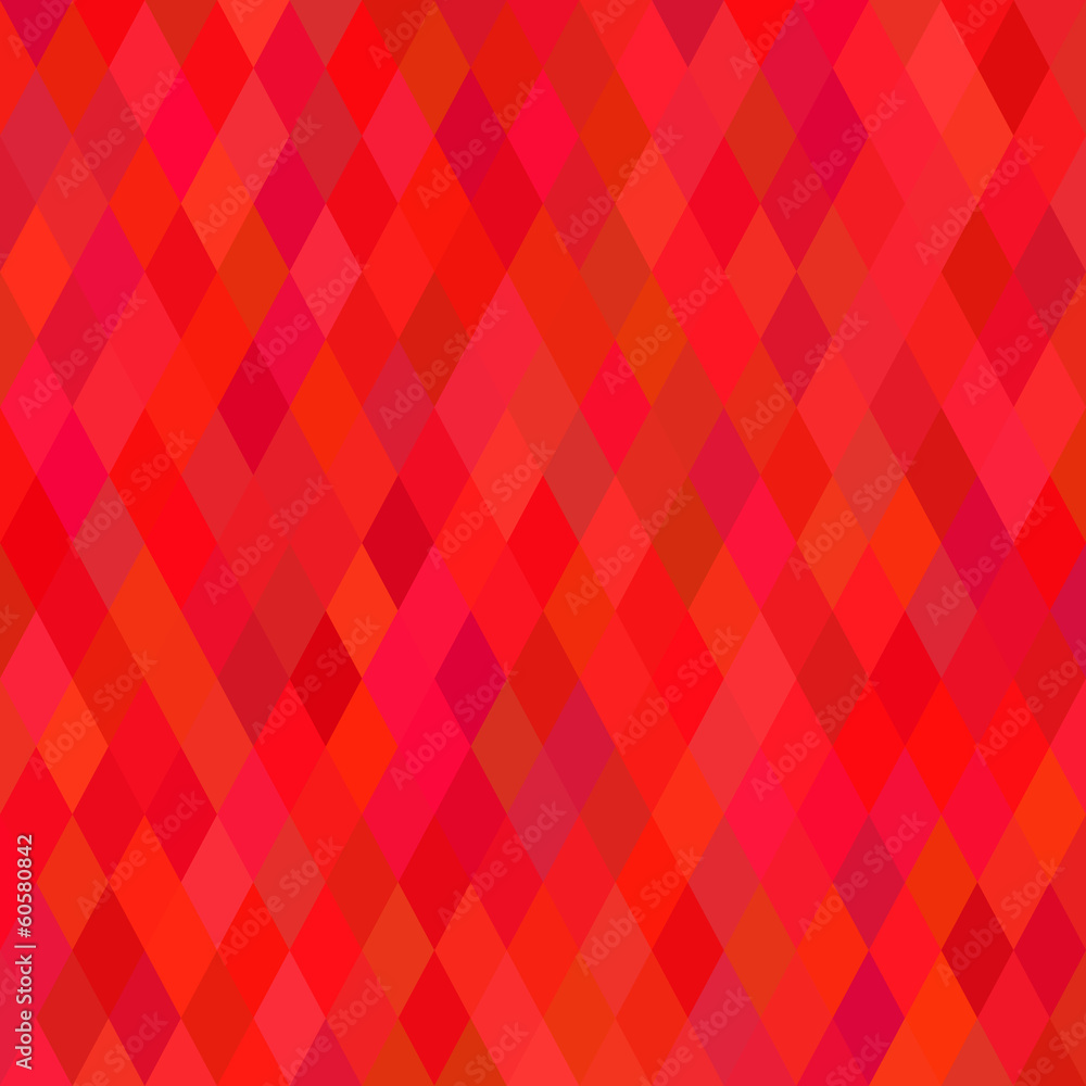 Fototapeta premium Bright Red Geometric Background