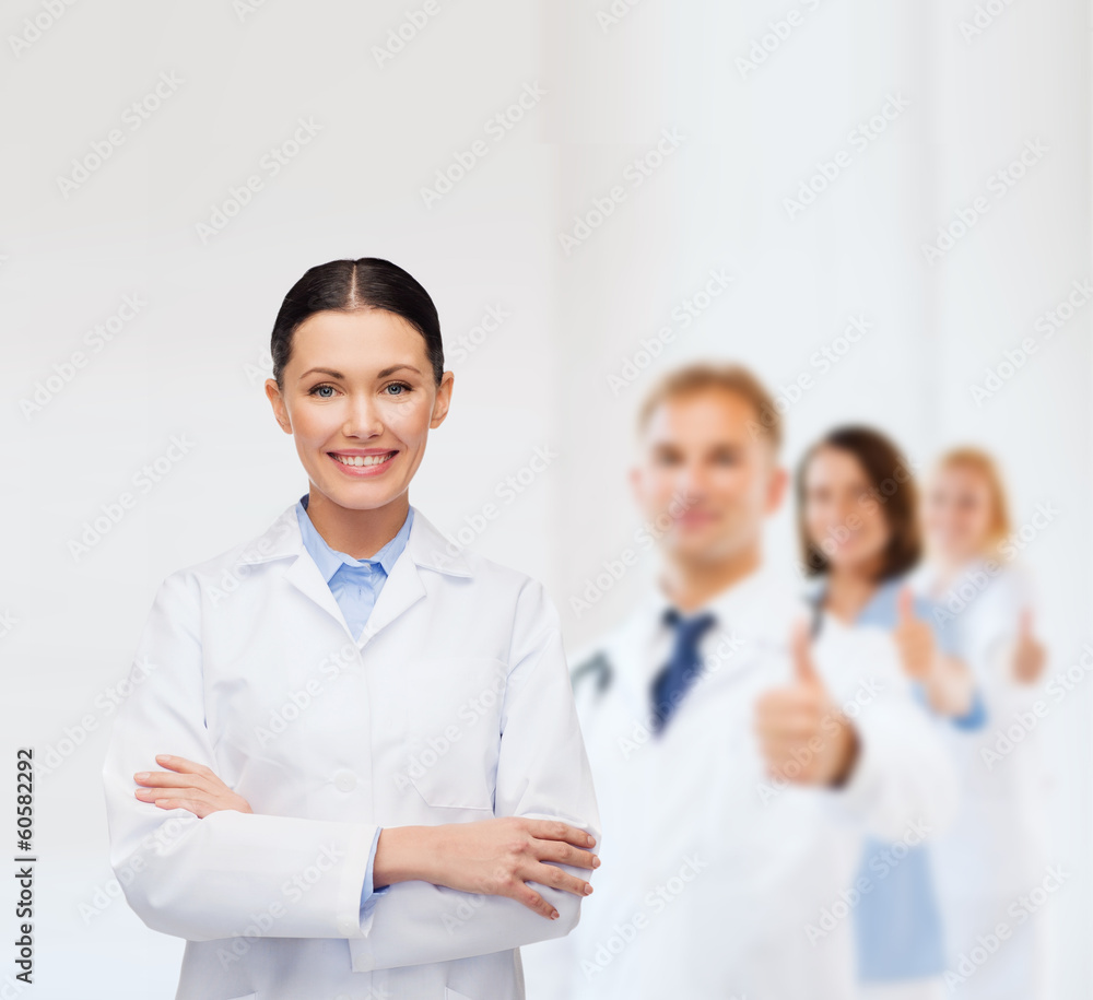 smiling female doctor