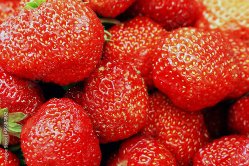 Strawberry close up background