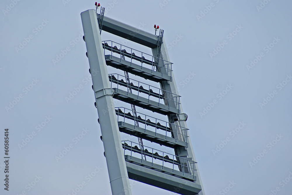 Obraz premium Flutlichtmast