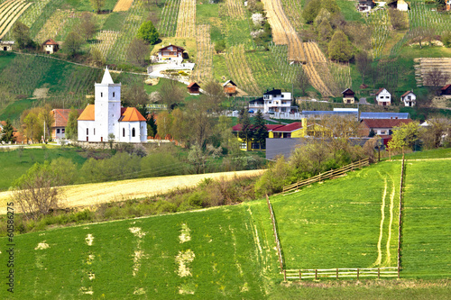 Idylliv hill village of Visoko photo