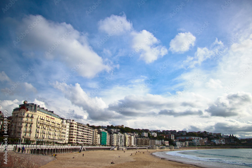 Fototapeta premium San Sebastian - a resort town, north of Spain