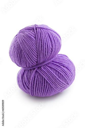 Purple ball of wool