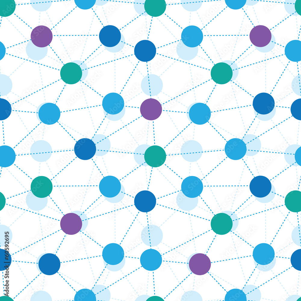 Vector connected dots seamless pattern background with many Vector connected dots seamless pattern background with many