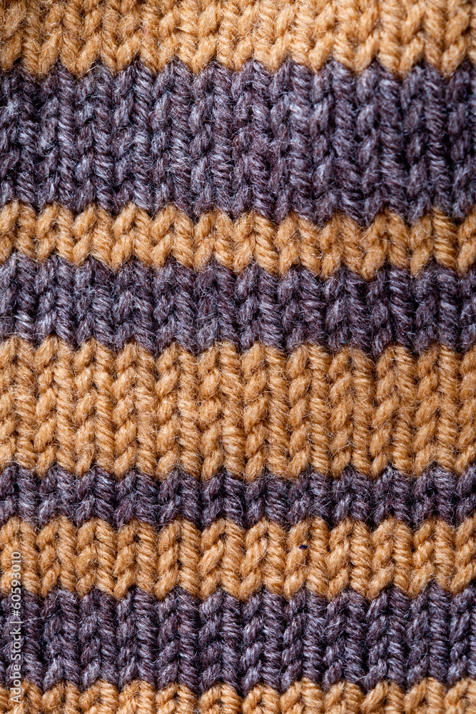 striped knitted texture