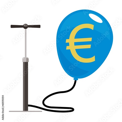euro balloon with pump