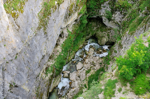 Canyon Nevidio, river Komarnica photo