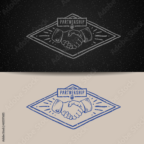 Handshake, vector Eps10 illustration.
