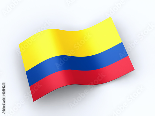 Free Download Republic of Colombia flag with clipping path - GFXLoad