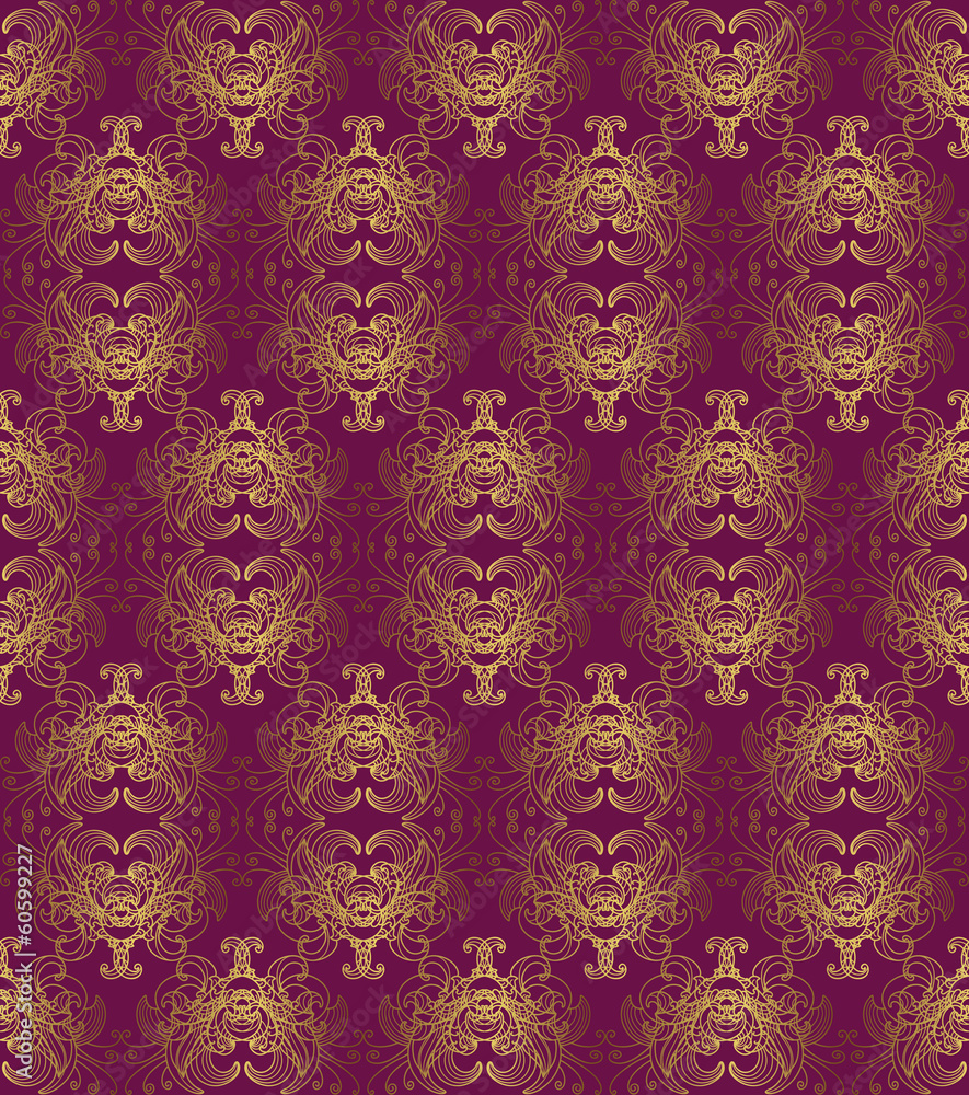 Luxurious golden seamless pattern Luxurious golden seamless pattern