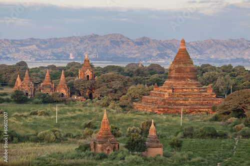 Landscape with Pagoda at Bagan
