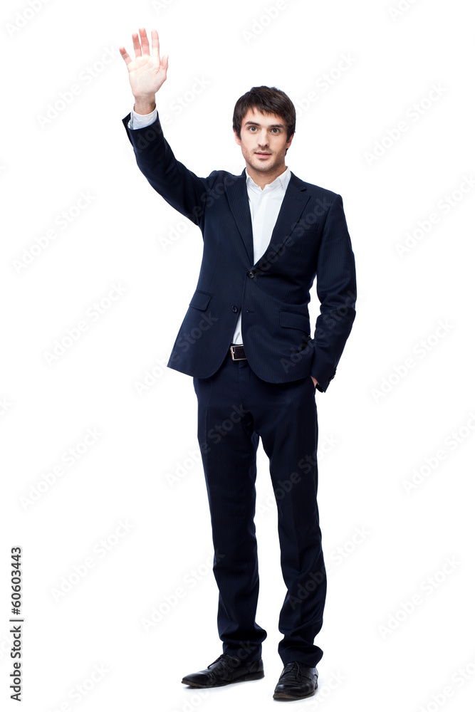 business man isolated on white business man isolated on white