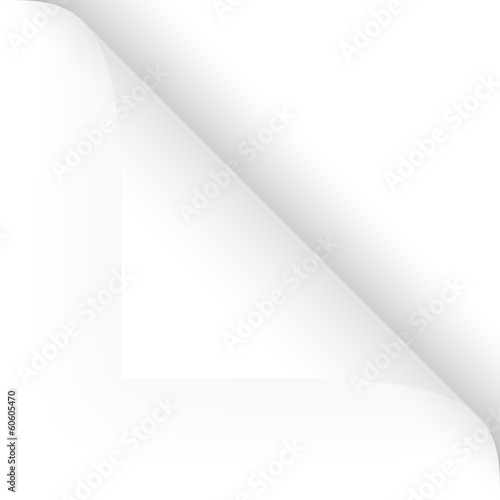 Papier - Ecke oben weiß