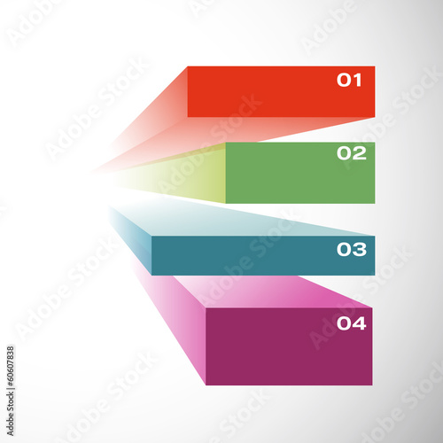 Vintage vector infographic for business project