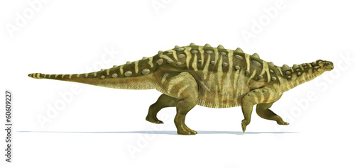 Talarurus dinosaur  photorealistic and scientifically correct re