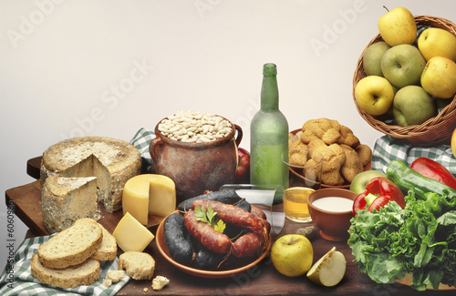 Fototapeta Naklejka Na Ścianę i Meble -  asturian foods
