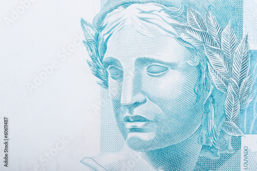 Republic's Effigy portrayed as a bust on Brazilian Real photo
