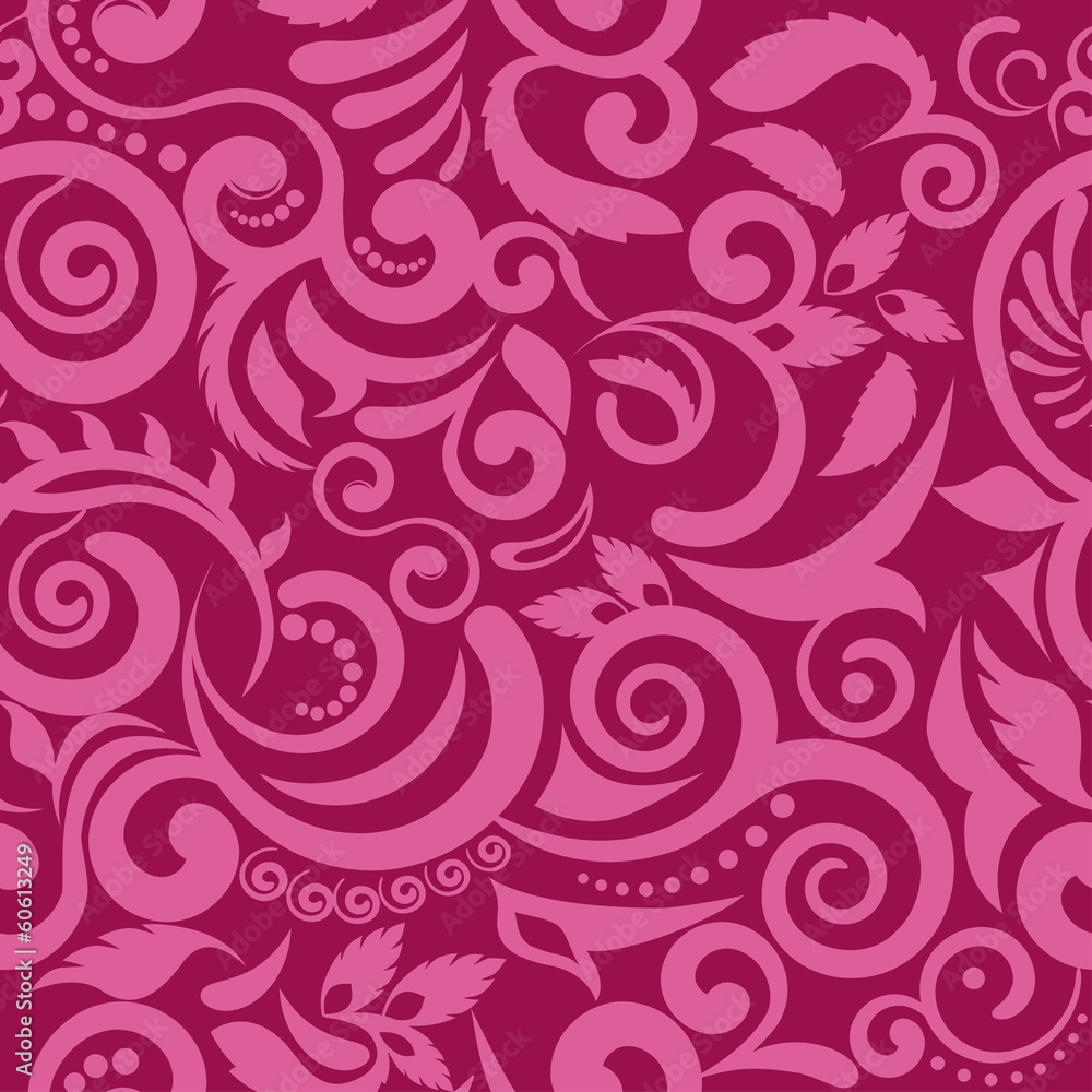 Seamless pink ornament pattern Seamless pink ornament pattern