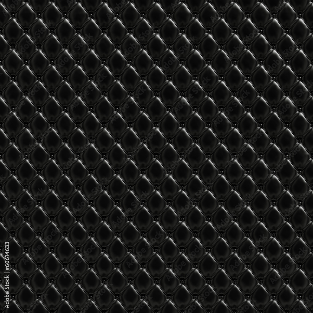 Black padding seamless texture Stock Illustration