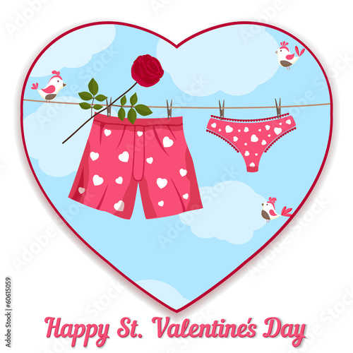 card by St. Valentine's Day.