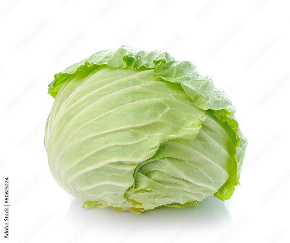 cabbage isolated on white background cabbage isolated on white background