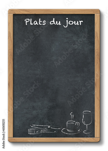 Cuadro en lienzo ARDOISE PLAT DU JOUR