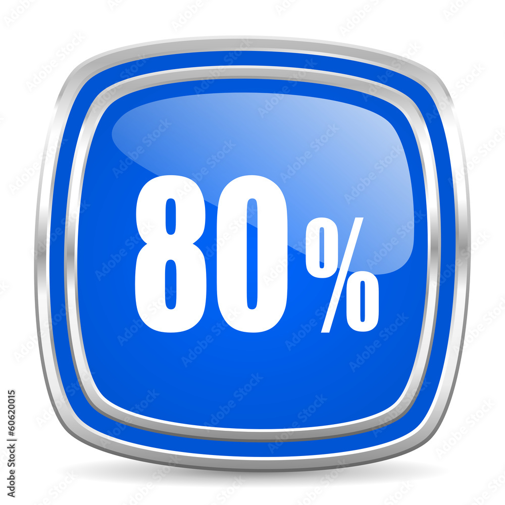 80 percent icon 80 percent icon