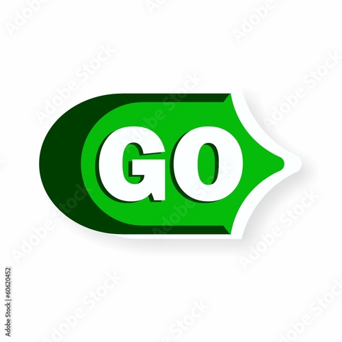 Pointer to the direction of motion