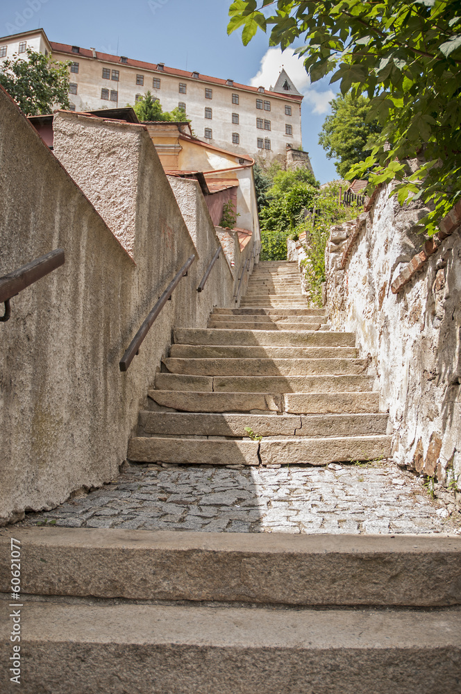 Stairs to the castle