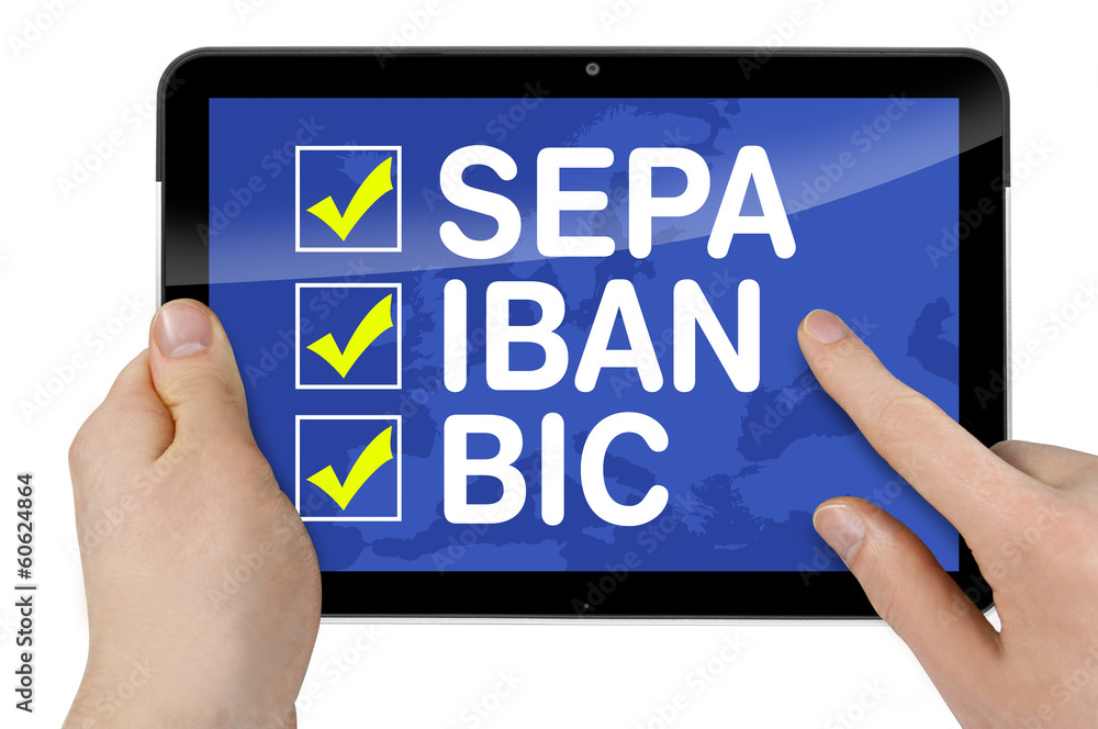 Tablet mit SEPA Tablet mit SEPA