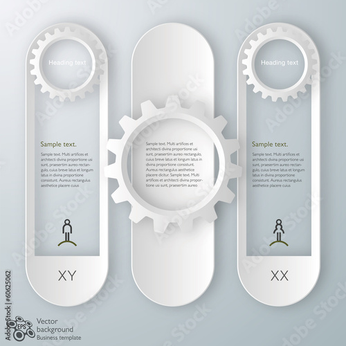 Infographics Vector Background Plate