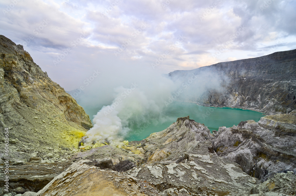 Kawah Ijen Volcano,Java island Kawah Ijen Volcano,Java island