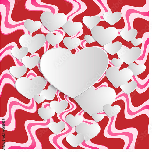 Valentinstag Vektor Hintergrund.