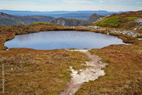 Alpine lake in Cradle Mountain - Lake St. Clair National Park  T